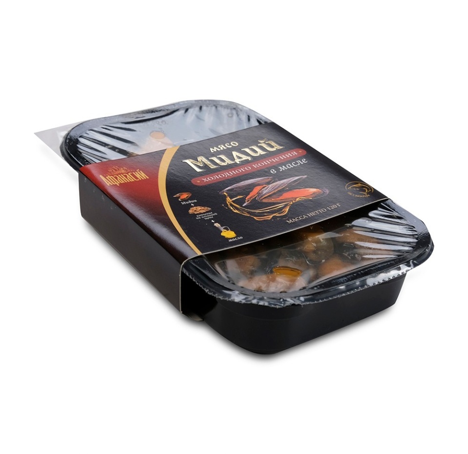 

Мидии Афанасий в масле холодного копчения 120 г