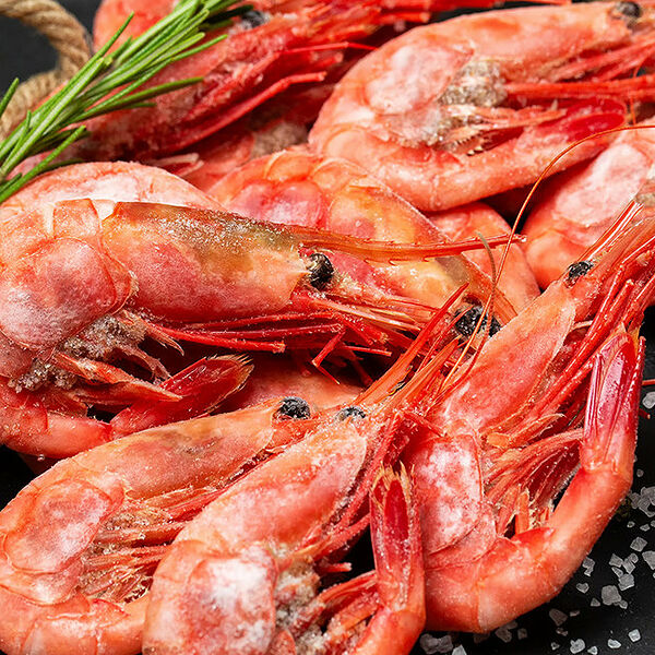 Креветки северные неразделанные варено-мороженые 120/150