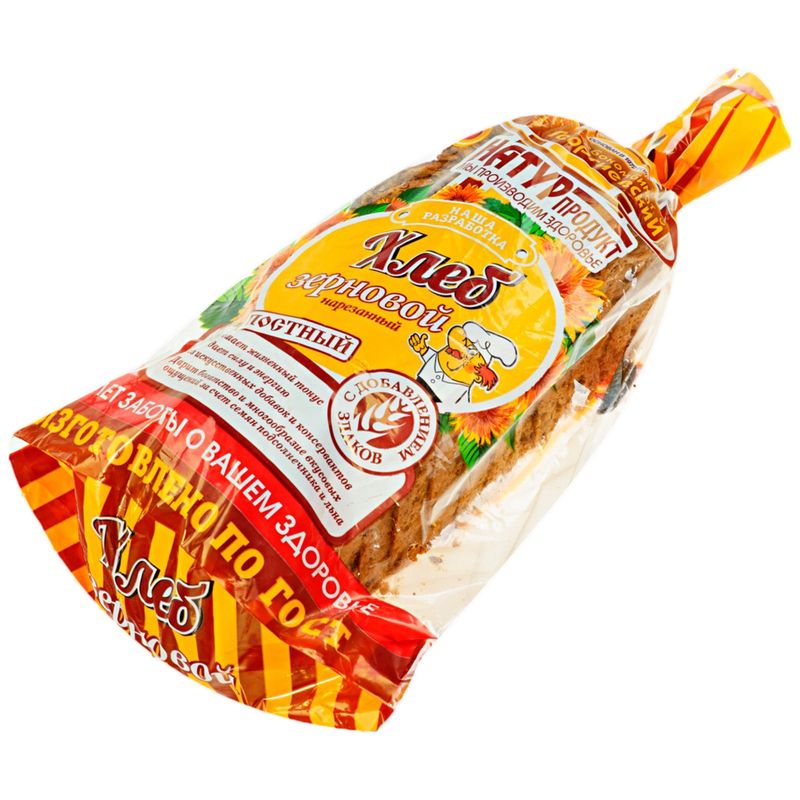 

Хлеб пшенично-ржаной Хлебокомбинат Георгиевский Зерновой в нарезке