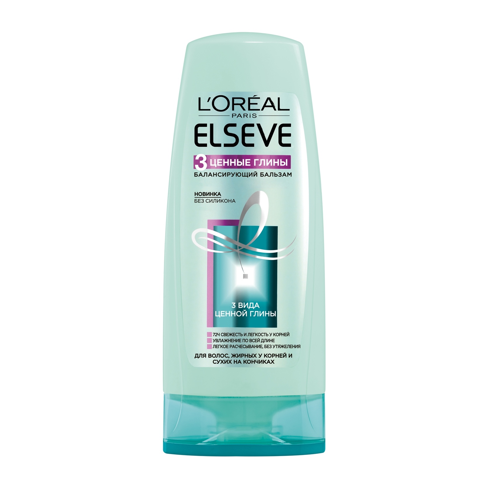 

L'Oréal Paris Elseve Балансирующий бальзам "Эльсев, 3 Ценные Глины", для волос, жирных у корней и сухих на кончиках, 400 мл