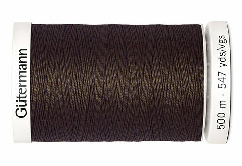 709239 Нить Sew-All для всех материалов, 500м, 100% п/э Gutermann(694 кофейный)