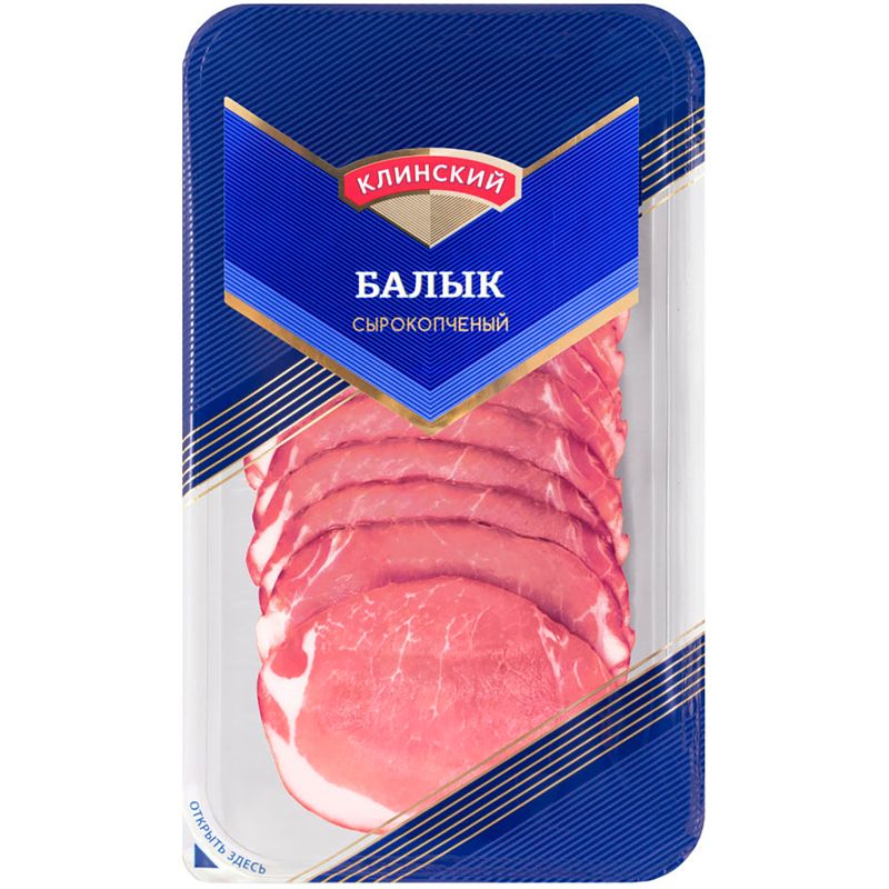 

Балык сырокопчёный Клинский нарезка 95 г