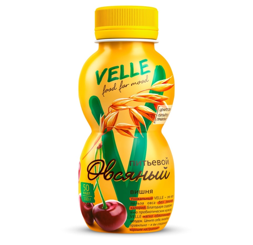 

Био-овсяный продукт Velle питьевой вишня 250г Россия