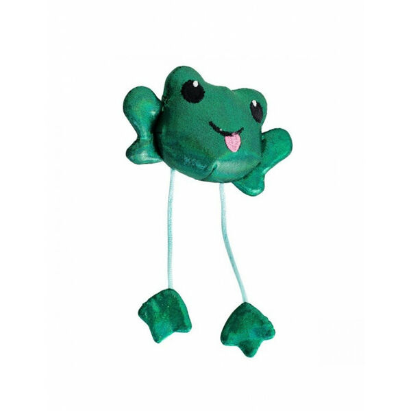 Petstages игрушка для кошек Танцующий лягушонок со звуком с кошачьей мятой 14 см