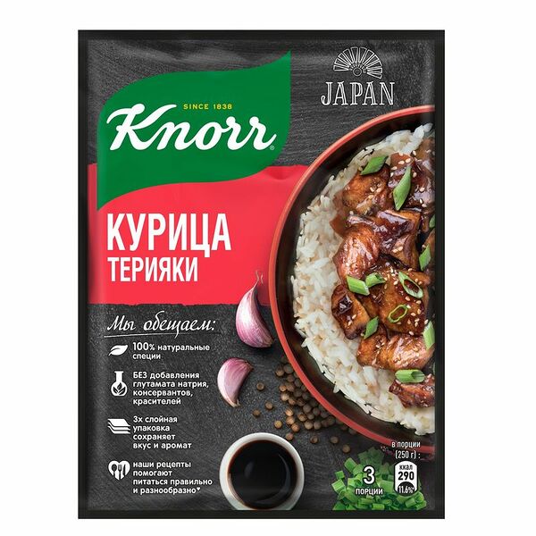 Смесь для приготовления курицы Терияки Knorr На Второе