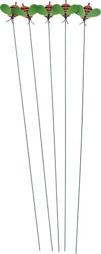 

Набор декоративных пчел для сада Giardino Club 60 см, в ассортименте, арт. WLE601, 5 шт