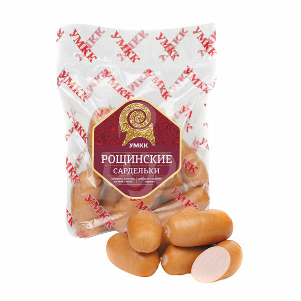Сардельки Рощинские  вес УМКК н/о мга (1200 г)