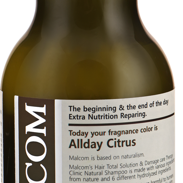 Шампунь для волос MALCOM Allday citrus, 520мл