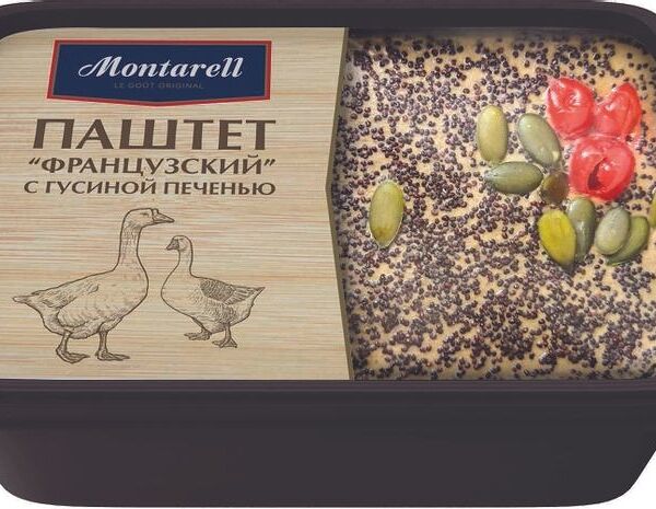 Паштет Montarell французский с гусиной печенью 160гр