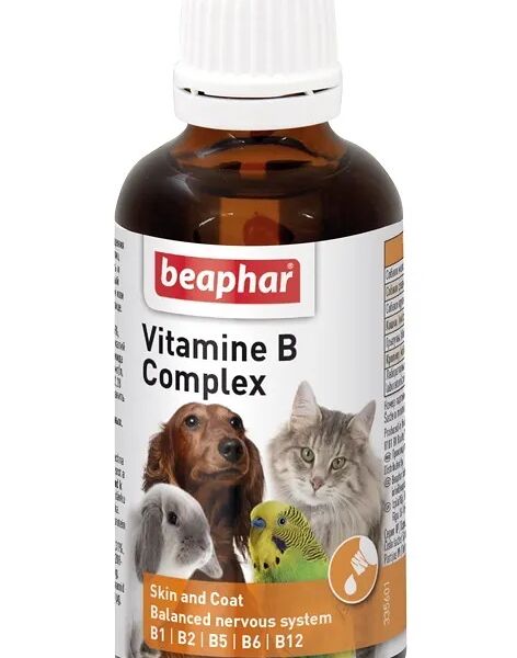 Beaphar Кормовая добавка Vitamine B Complex для всех домашних животных 50 мл