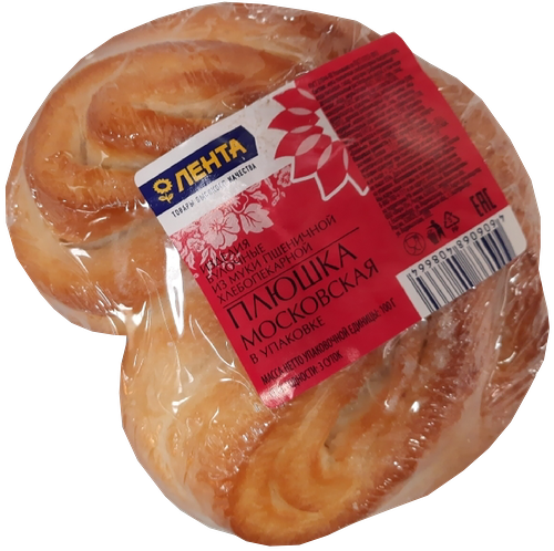 Плюшка ЛЕНТА Московская, высший сорт, 100г