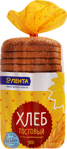 

Хлеб ЛЕНТА Тостовый, высший сорт, в нарезке