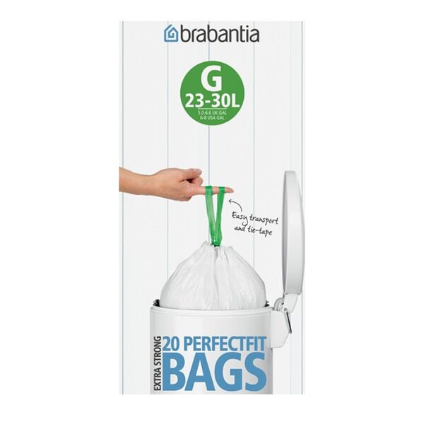 Пакет пластиковый Brabantia G 23-30 л 20 шт, Китай