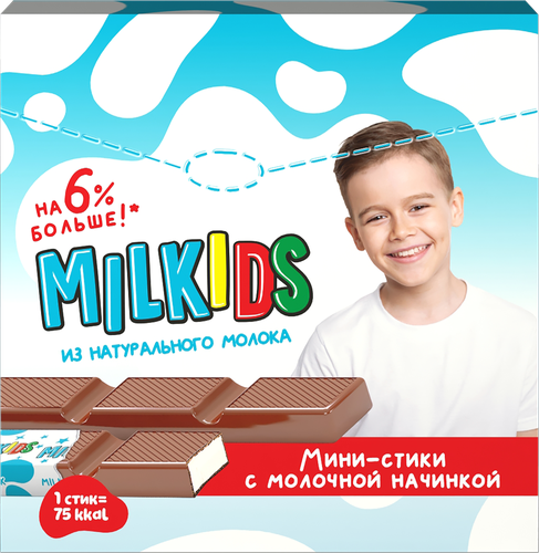 

Мини-стики Milkids молоко 53 г