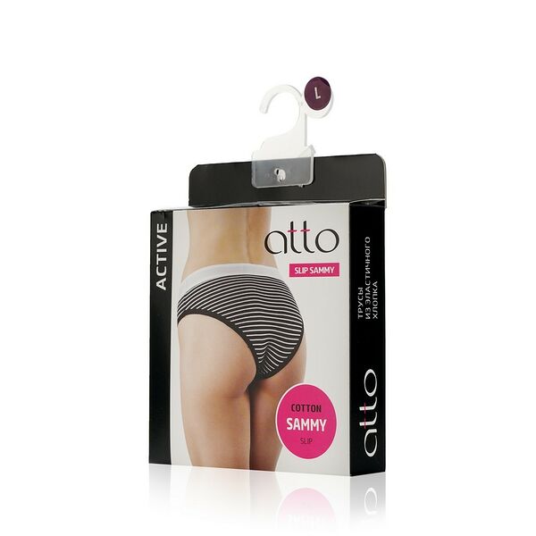 Женские трусы Atto Sammy - Slip, Черный, L