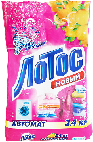 Стиральный порошок ЛОТОС НОВЫЙ автомат, 2,4кг