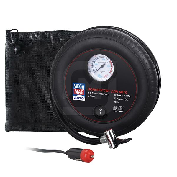 Автомобильный компрессор Mega Mag S510A 