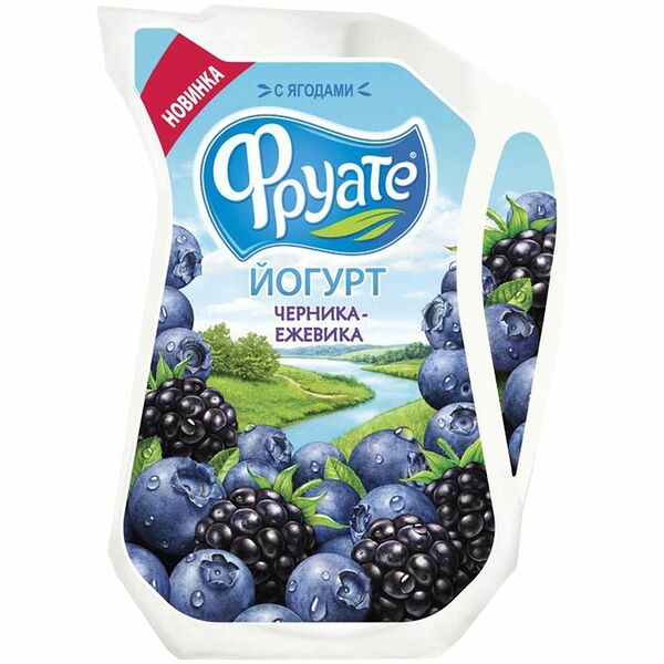 Йогурт Фруате черника-ежевика 1.5%, 250г
