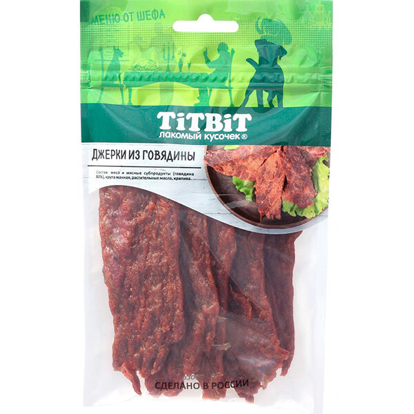 Тит Бит джерки говядина