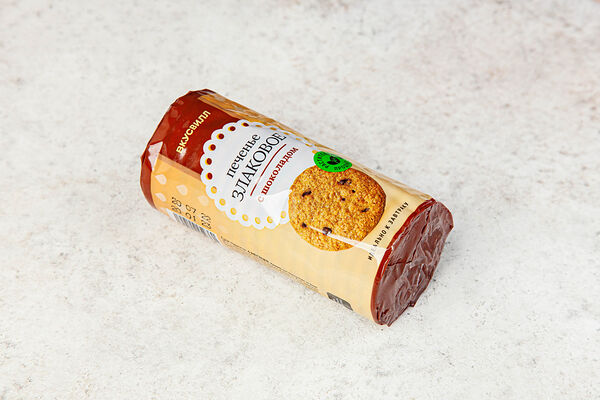 Печенье злаковое с шоколадом