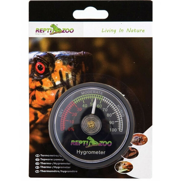 Гигрометр для террариума ReptiZoo 01RH аналоговый 47х10 мм