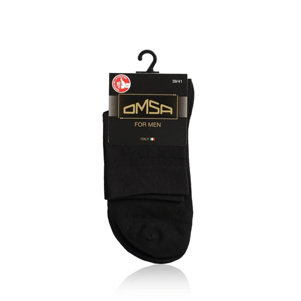 Носки мужские Omsa Classic 202 хлопок, Nero, р 39-41