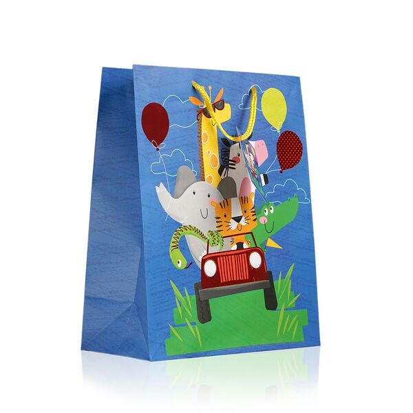 Пакет УРРА подарочный с тиснением 26х32х13 см