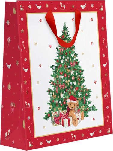 

Пакет подарочный Новогодние чудеса Арт. LV 31.5x25.5x11 см 1 шт в ассортименте