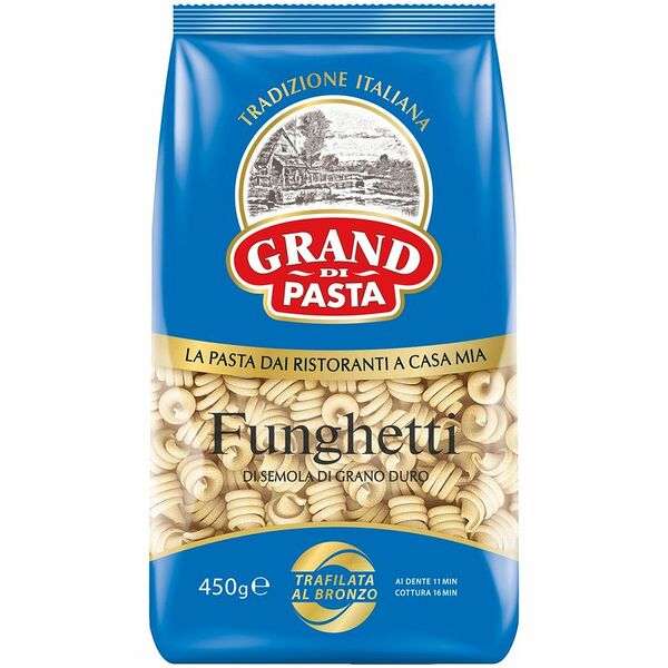 Макароны Grand Di Pasta Funghetti, 450г