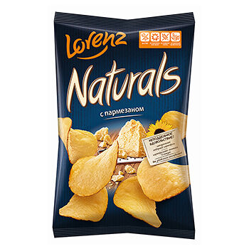 Чипсы картофельные Naturals с пармезаном
