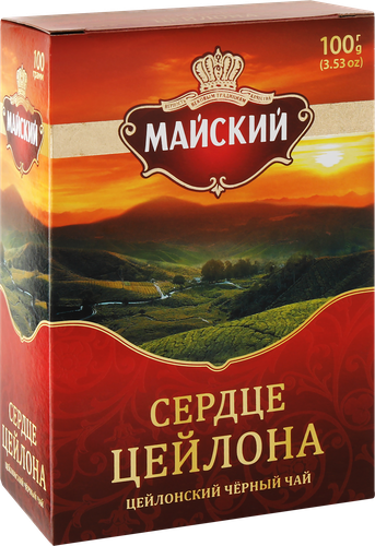 

Чай черный Майский Сердце Цейлона 100 г