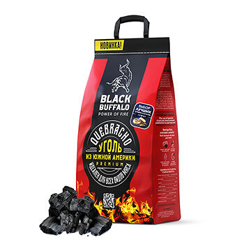 Уголь древесный Black Buffalo Квебрахо
