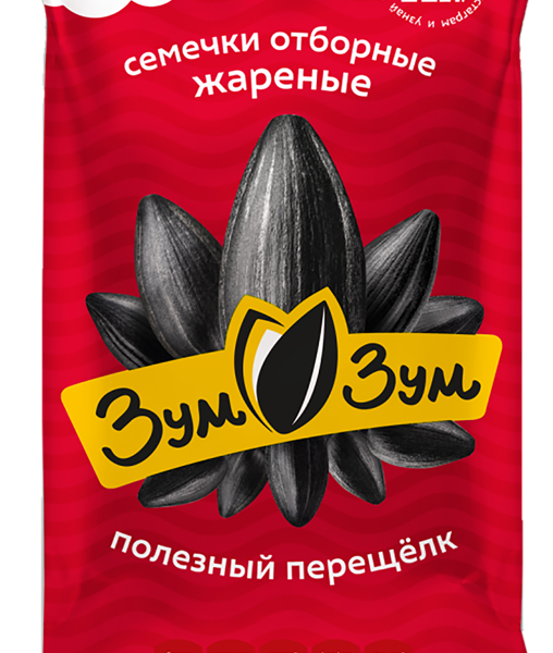 Семена подсолнечника Зум-Зум Отборные жареные, 90 г