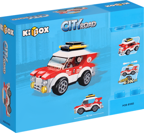 

Конструктор Kibox Машинка инерционная, в ассортименте