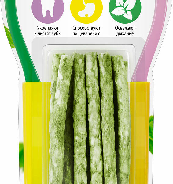 Зубочистки Деревенские лакомства Палочки жевательные, 10 шт, 85г