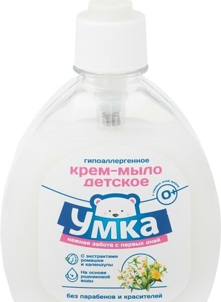 Крем-мыло детское Умка с экстрактом ромашки и календулы 300мл