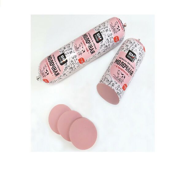 Колбаса Молочная с телятиной вар колб изд мясн в/с вес Волковысский МК