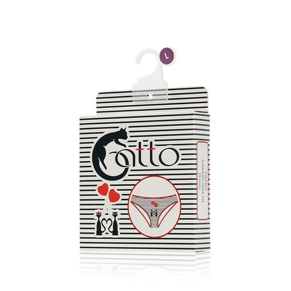 Женские трусы-слипы Atto Gatto, полоска, L