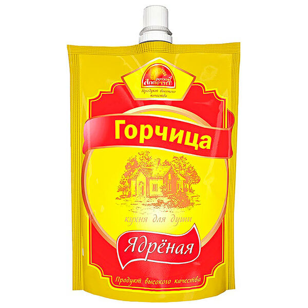 Горчица Русский Аппетит 120 ядреная дой-пак