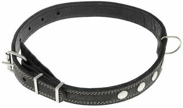 Ошейник Аркон №35 ПК черный с подкл для собак 35мм 46-60мм