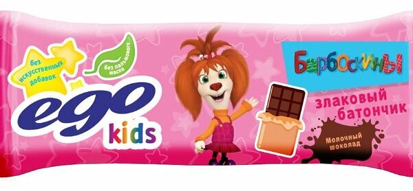 Злаковый батончик Ego Kids Молочный шоколад