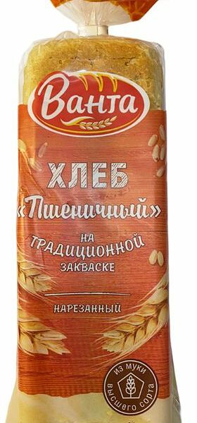 Хлеб Ванта Пшеничный нарезка 520г