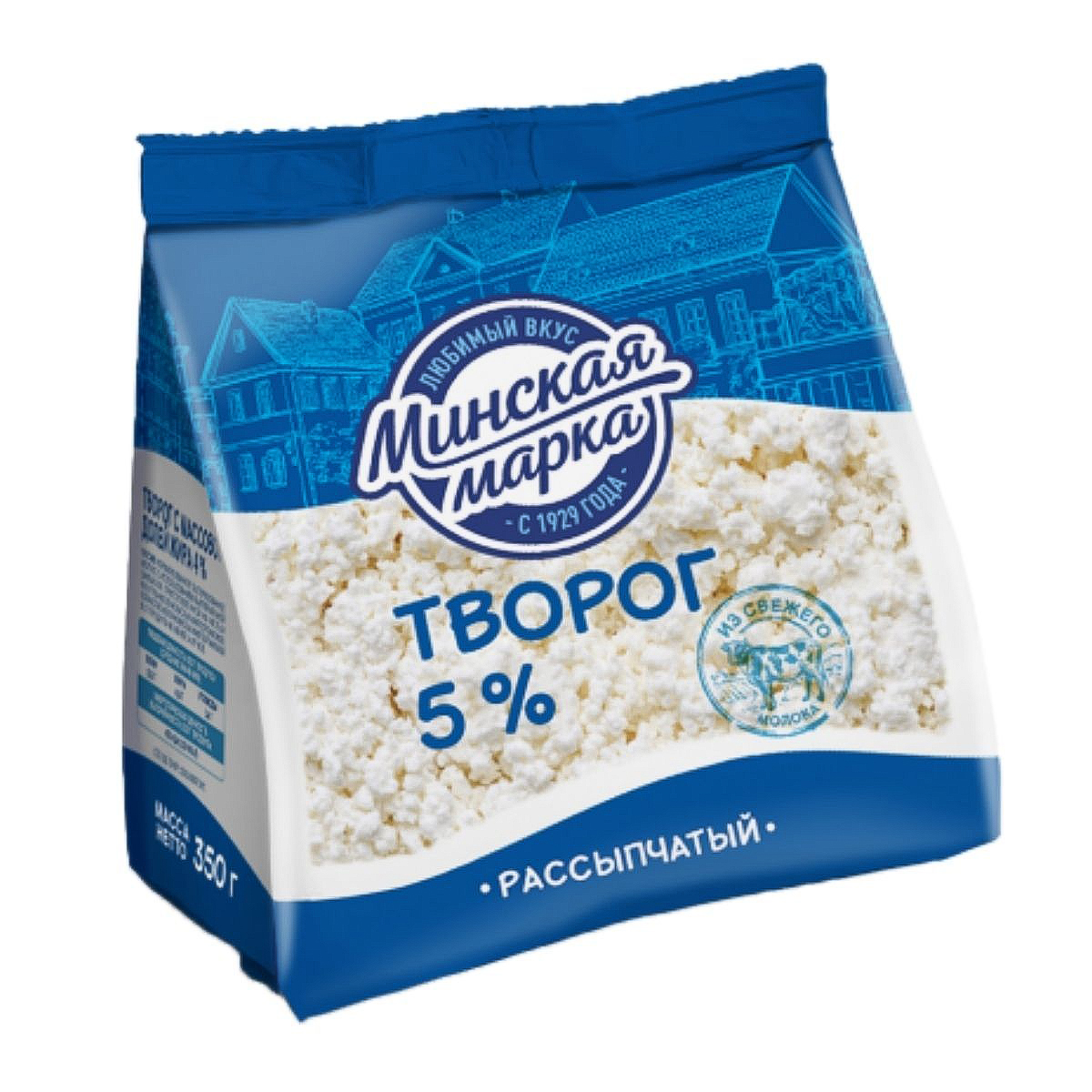 

Творог Минская марка рассыпчатый 5% 350 г