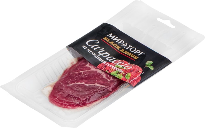 

Карпаччо Мираторг из мраморной говядины Black Angus 90 г