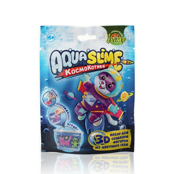 Набор для создания фигурок из цветного геля Slime Лаборатория 