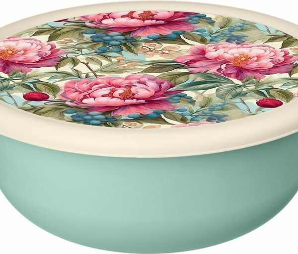 Миска Idi land с крышкой с декором 1.2л, в ассортименте