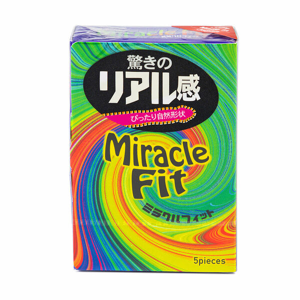 Sagami Miracle Fit, 5 шт. Презервативы с зонами сужения