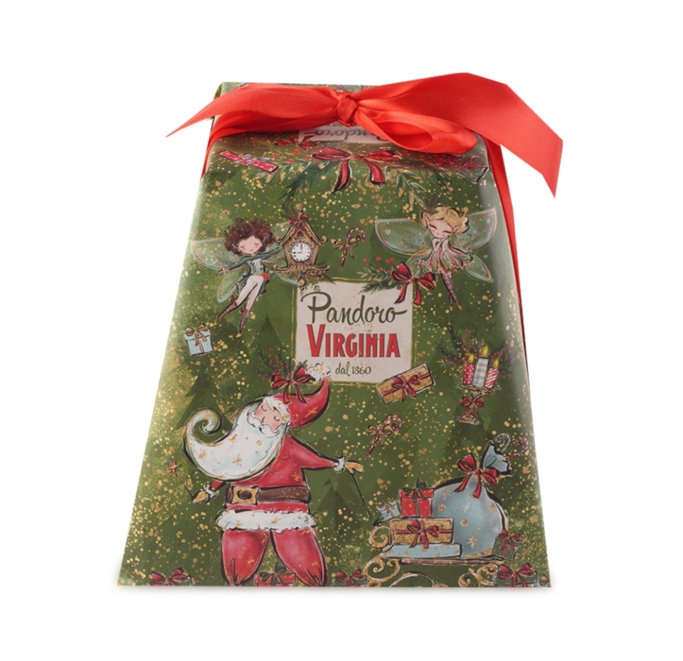 

Кулич Amaretti Virginia Санта Клаус классический без изюма и цукатов 750 г