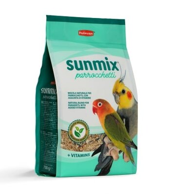 Sunmix parrocchetti корм Padovan комплексный основной для средних попугаев