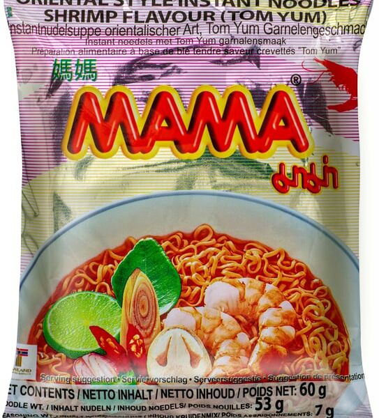 Лапша МАМА тайская Том Ям со вкусом креветки 60г